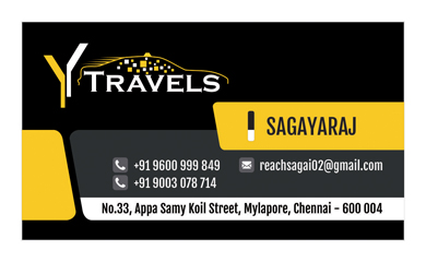 Branding - Y Travels, Mylapore, Chennai